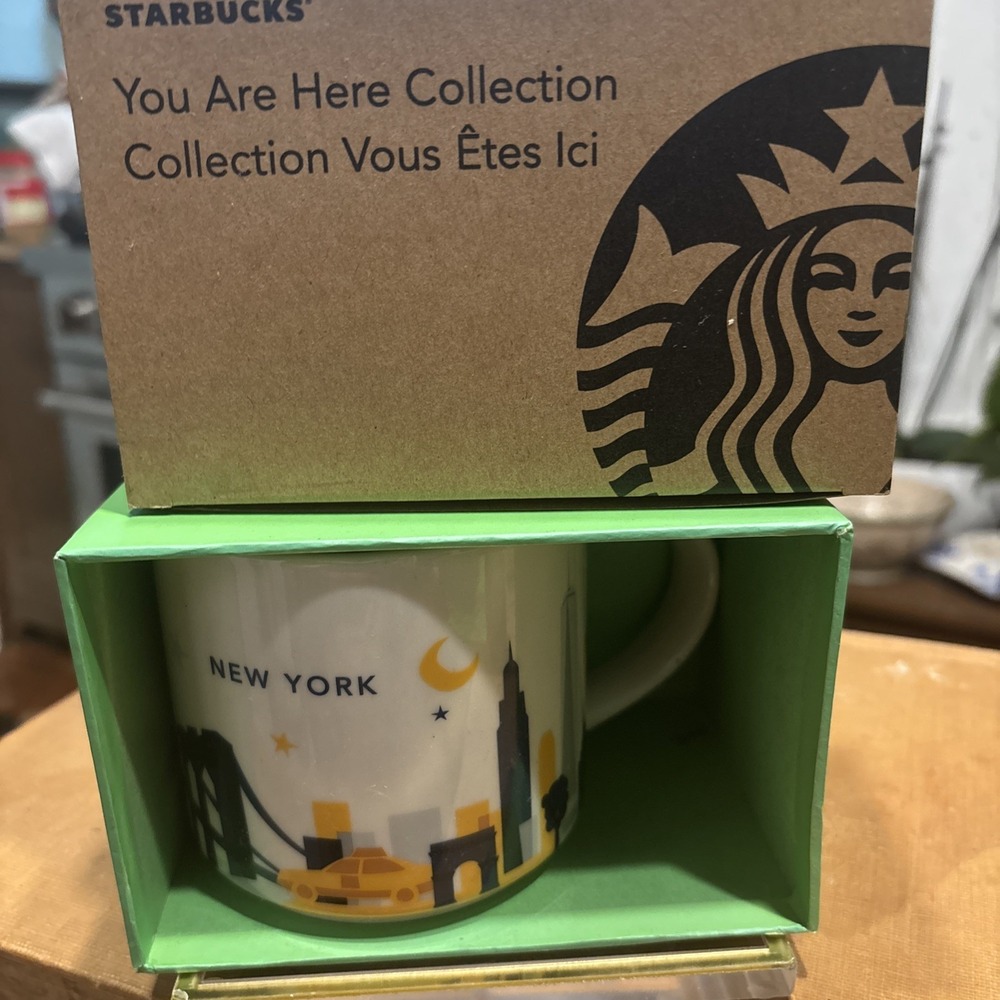 Starbucks New York You Are Here Series Collection 14oz Coffee Tea Mug Cup NIB
